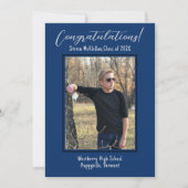 Sons Afstuderen Eenvoudige aankondiging foto (Voorkant)