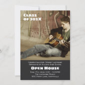 Sons Afstuderen Foto Aankondiging Open House (Voorkant)