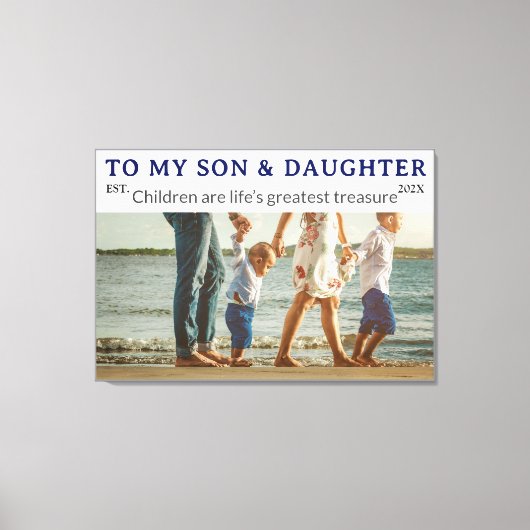 Sons & Daughters Day – Custom Family Canvas (Voorkant)