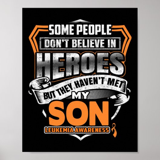 Son's Fight is mijn strijd tegen leukemie bewustzi Poster (Voorkant)