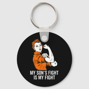 Son's Fight is mijn strijd tegen leukemie bewustzi Sleutelhanger