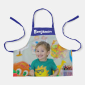 Sons Foto Jongens Blauw Schort (Voorkant)