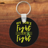 Son's gevecht is mijn gevecht over nierziekte sleutelhanger (Voorkant)