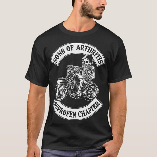 Sons of Arthritis Chapter motorfiets T-shirt (Voorkant)