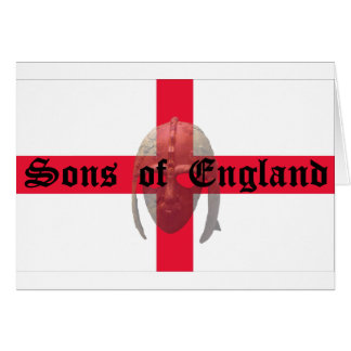 Sons of England text Saxon Helmet