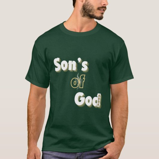 Son's of God/Abba T-shirt (Voorkant)