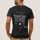 Sons of Italy - Black - Giovanni Paolo T-shirt (Achterkant)