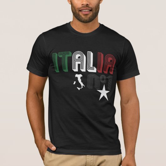 Sons of Italy - Black - Giovanni Paolo T-shirt (Voorkant)