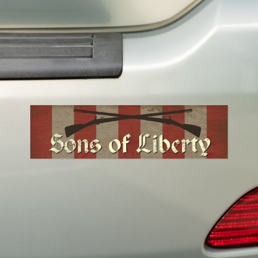Sons of Liberty Flag Bumpersticker (Op auto)
