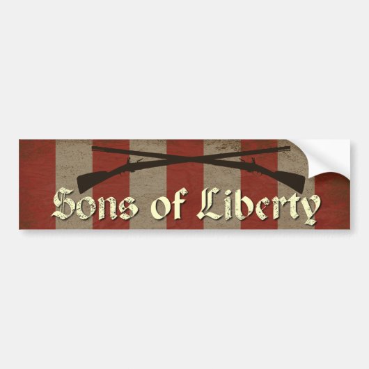 Sons of Liberty Flag Bumpersticker (Voorkant)