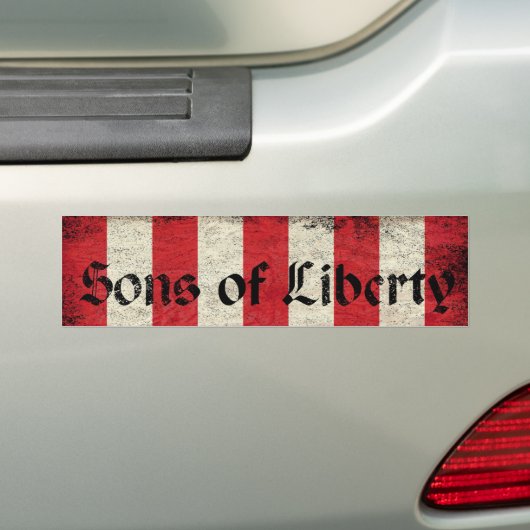 Sons of Liberty Flag Bumpersticker (Op auto)