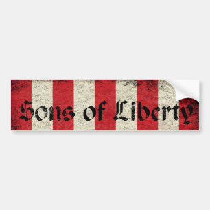 Sons of Liberty Flag Bumpersticker