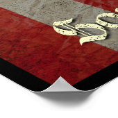 Sons of Liberty Flag met AK 47 Poster (Hoek)