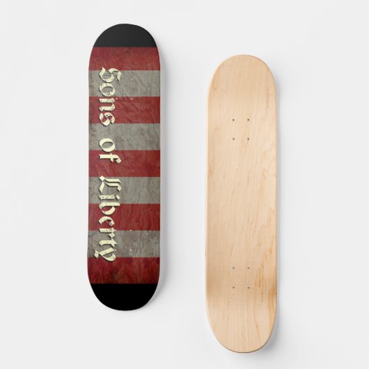 Sons of Liberty Flag Persoonlijk Skateboard (Voorkant)