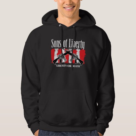 Sons of Liberty LIBERTY, DOOD, tweezijdig hoed Hoodie (Voorkant)