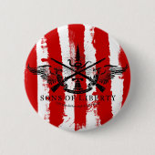Sons of Liberty Rebel Stripes Button (Voorkant)