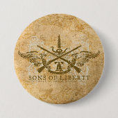 Sons of Liberty Ronde Button 7,6 Cm (Voorkant)