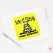 Sons of Liberty TYRANNY RESPONSE TEAM sticker (Envelop)