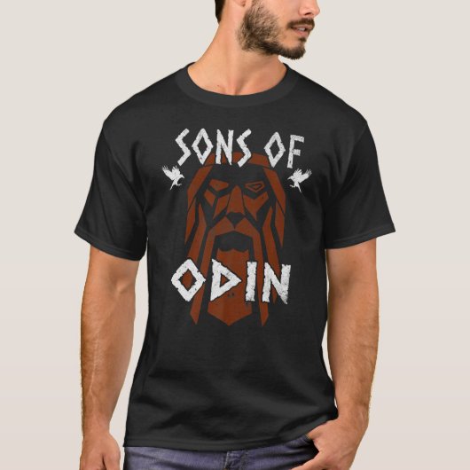Sons of Odin Vikings Valhalla Viking   T-shirt (Voorkant)