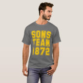 Sons Team - Donkere grijs T-shirt (Voorkant volledig)