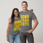 Sons Team - Donkere grijs T-shirt (Unisex)
