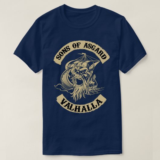 Sons van Asgard Valhalla T-shirt (Design voorkant)
