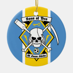Sons van Ben - Kerstversiering Keramisch Ornament