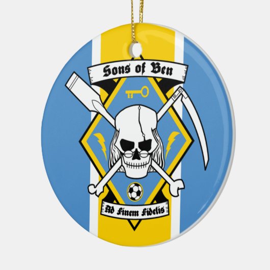 Sons van Ben - Kerstversiering Keramisch Ornament (Links)