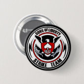 Sons van de vrijheidsband Pin Ronde Button 5,7 Cm (Voorkant /achterkant)