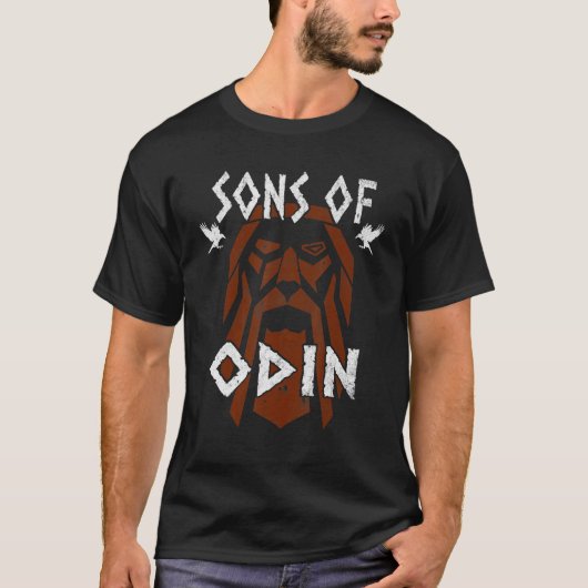 Sons van Odin Vikings Valhalla Viking T-shirt (Voorkant)