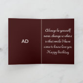 Sons verjaardagskaart kaart (Binnen)