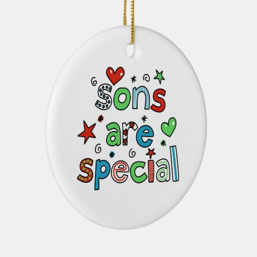 Sons zijn speciaal keramisch ornament (Rechts)