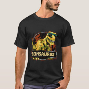 Sonsaurus Shirt T Rex Son Saurus Dinosaur Boys Kin