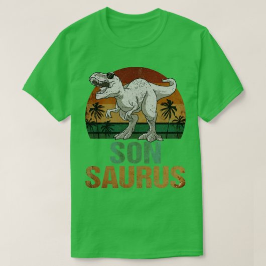 Sonsaurus T Rex Dinosaur Son Saurus  T-shirt (Design voorkant)