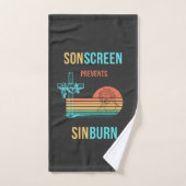 SONscreen voorkomt Sinburn Handdoek (Handdoek)