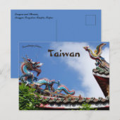 Sonse Dragon en Phoenix Taipei Briefkaart (Voorkant / Achterkant)