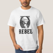 #SONSOFLIBERTY #REBEL GEORGE WASHINGTON T-SHIRT (Voorkant)