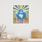 Sony ATV "Kom samen" Peace Poster (Keuken)