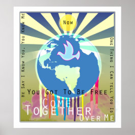 Sony ATV "Kom samen" Peace Poster