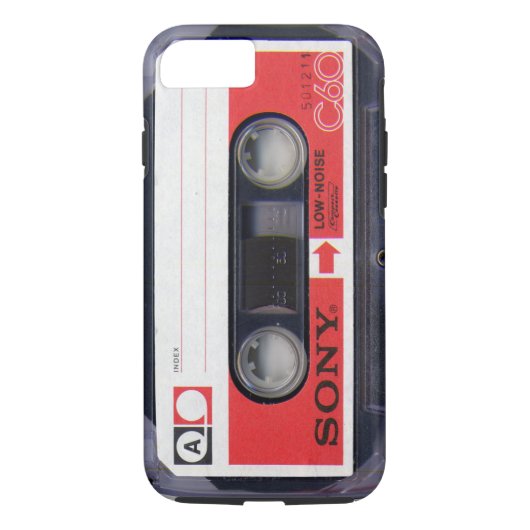 Sony Audio Cassettebandje C-60 Case-Mate iPhone Case (Achterkant)