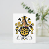 Sony Family Crest Briefkaart (Staand voorkant)