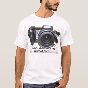 Sony, Waarschuwing: Ik heb een camera en ik weet H T-shirt