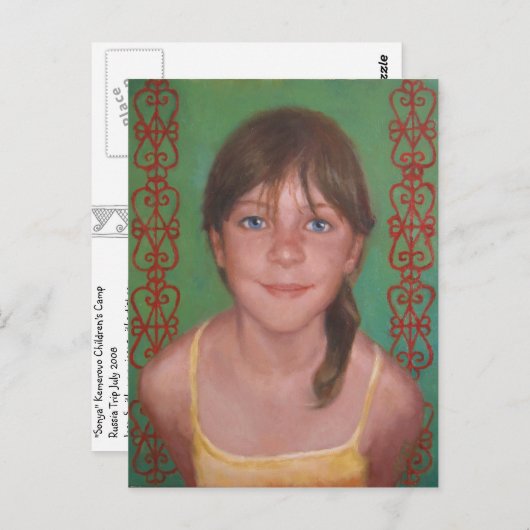 Sonya Briefkaart (Voorkant / Achterkant)