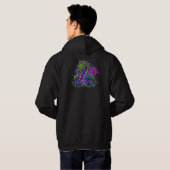 "Sonya" Rainbow Believe Dragon Art Hoodie (Achterkant volledig)