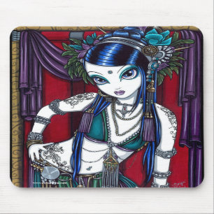 "Sonya" Tribal Fusion Belly Dancer Mousepad Muismat