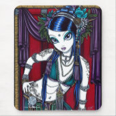"Sonya" Tribal Fusion Belly Dancer Mousepad Muismat (Voorkant)