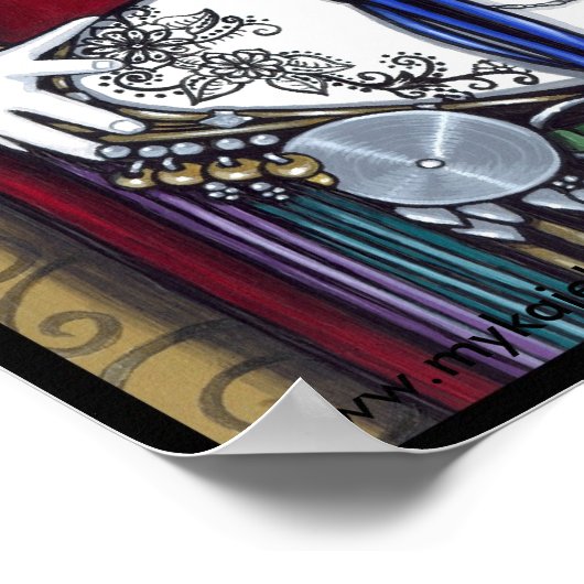 "Sonya" Tribal Fusion Belly Dancer Posters (Hoek)