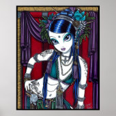 "Sonya" Tribal Fusion Belly Dancer Posters (Voorkant)