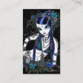 "Sonya" Tribal Fusion Belly Dancer Visitekaartjes (Achterkant)