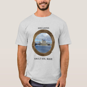 Soo Locks door porthole shirt
